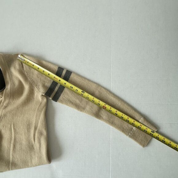 Free People Sweater Womens Small Beige Cardigan Snap Front Longline Wool Alpaca - Picture 11 of 11